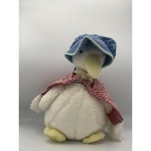 Vintage Stuffed Toy Eden Beatrix Potter Jemima Puddleduck 1983 Stuffed Plush